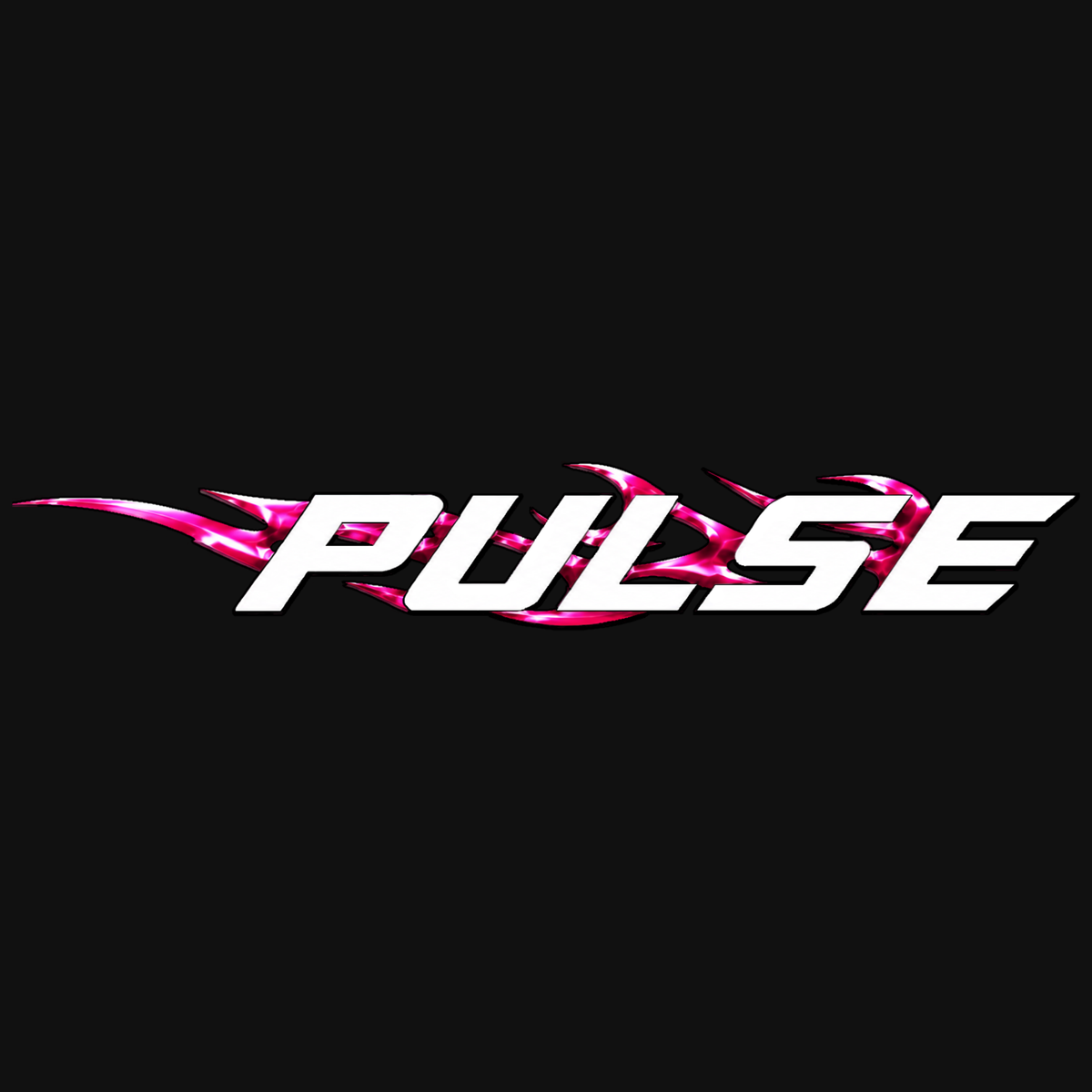 Pulse Flame Logo Sticker
