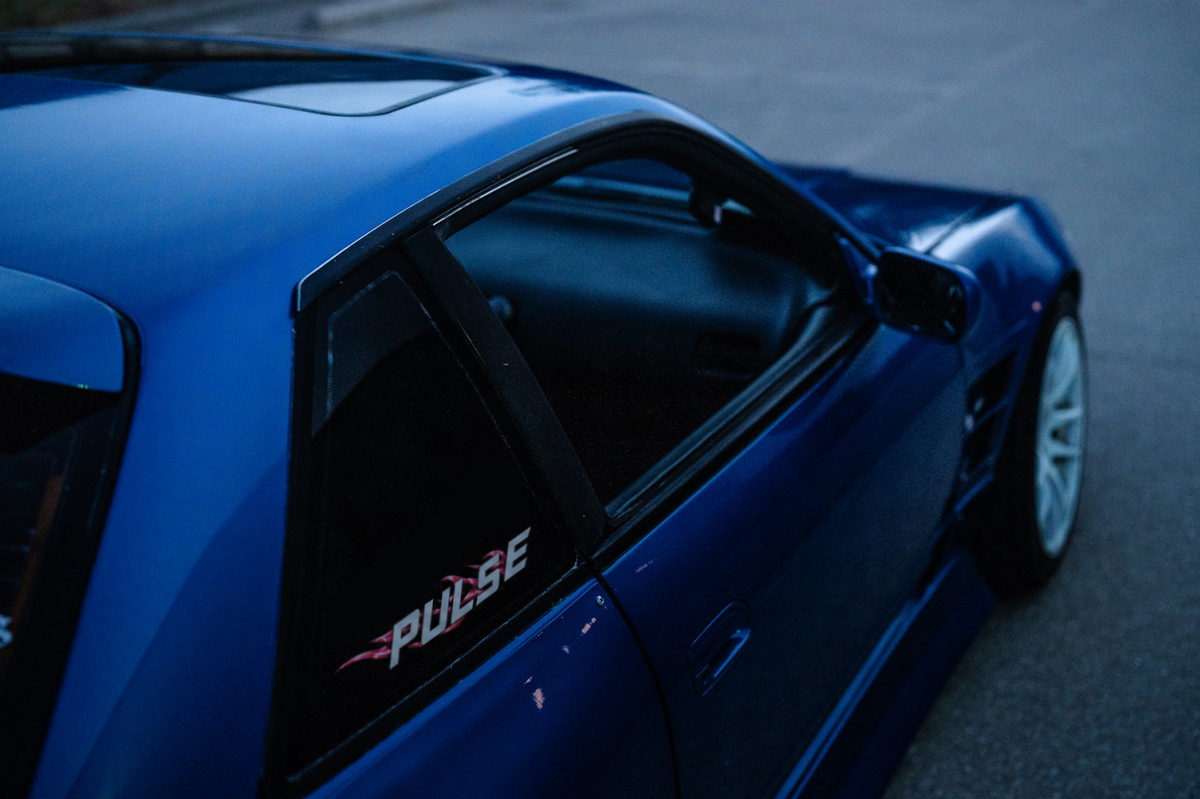 Pulse Flame Logo Sticker